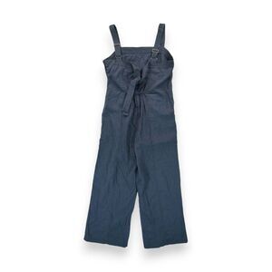 NWT Nicole Miller Jumpsuit Linen‎ Blend Blue with Pockets Size 2